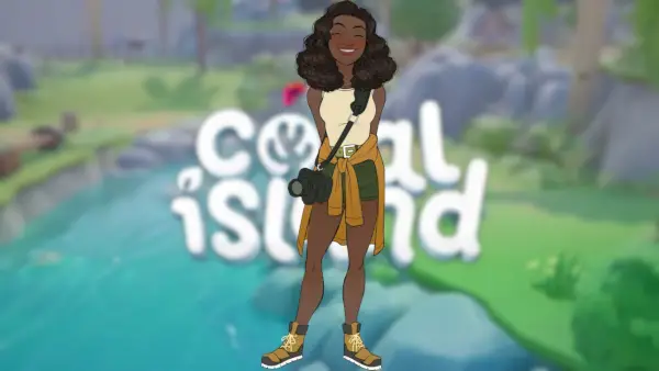 Macy bloost op Coral Island