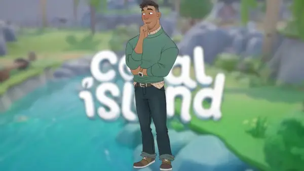 Luke arrossisce in Coral Island