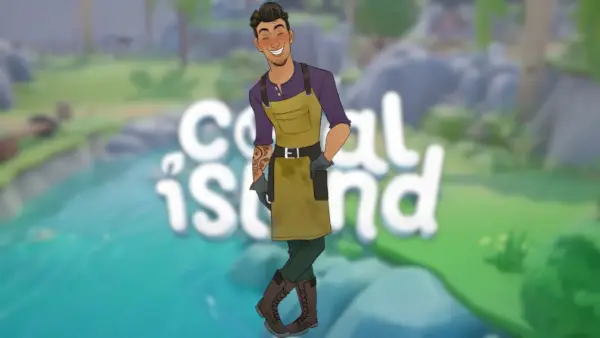 Pablo rodnar på Coral Island