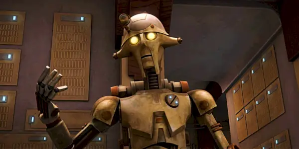 David Tennant brengt een eeuwenoude ‘Star Wars’ Droid weer tot leven in ‘Ahsoka’