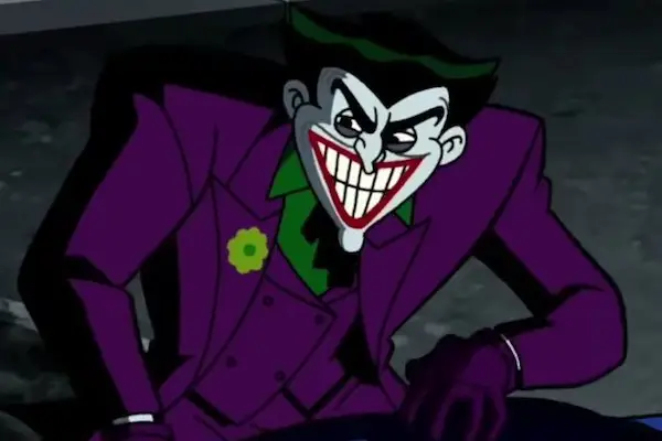 Le Joker dans Batman : Le Brave et l'Audacieux.