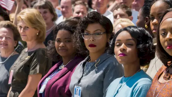 Octavia Spencer, Taraji P. Henson e Janelle Monae in Il diritto di contare