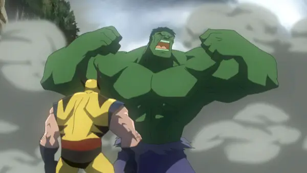 Hulk vs Wolverine in