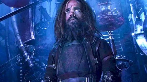 Peter Dinklage în rolul lui Eitri în Avengers: Infinity War