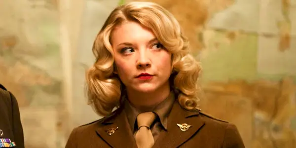 Natalie Dormer ca soldatul Lorraine în Captain America The First Avenger