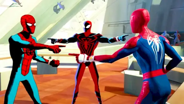 Spider-Man: Across the Spider-Verse recrea el meme de Spider-Man señalando