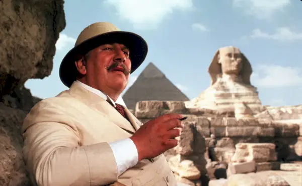 Hercule Poirot in „Tod auf dem Nil“.