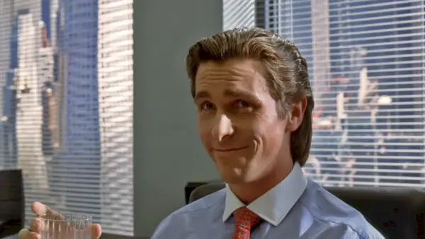 Christian Bale como Patrick Bateman en American Psycho