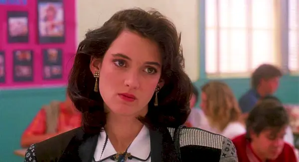 Winona Ryder jako Veronica w „Wrzosach”.