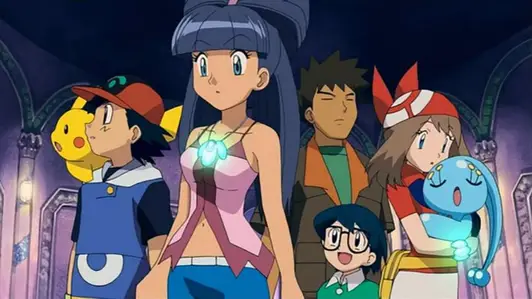 Ash i prijatelji u igri Pokémon Ranger and the Temple of the Sea