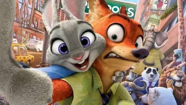 Judy Hopps och Nick Wilde i Zootopia