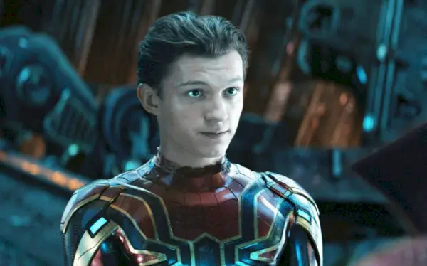 Tom Holland jako Peter Parker v Avengers: Infinity War (Marvel Studios)