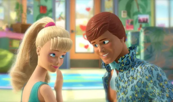 Barbie en Ken (ingesproken door Jodi Benson en Michael Keaton) in Toy Story 3 (Disney)