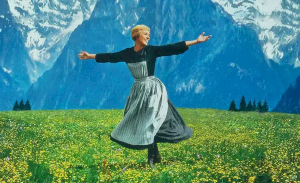 Julie Andrews i The Sound of Music (20th Century Fox)