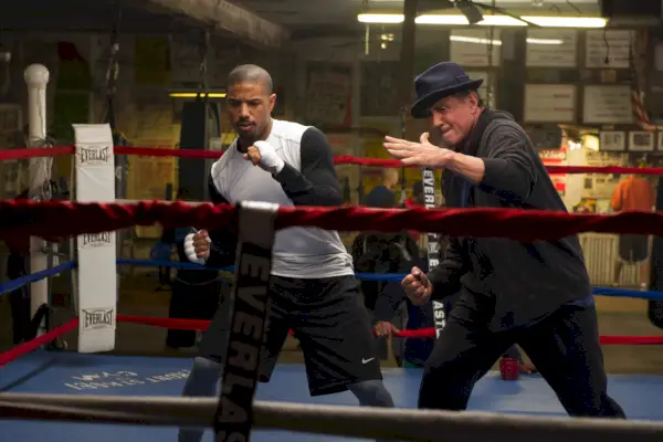 Michael B Jordan en Sylvester Stallone in