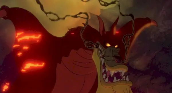 Hellhound fra All Dogs Go to Heaven (Don Bluth Productions)