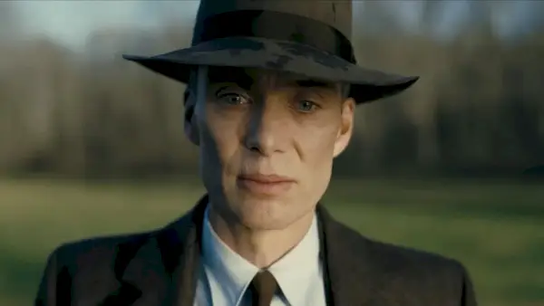 Cillian Murphy nel ruolo di J. Robert Oppenheimer in Oppenheimer