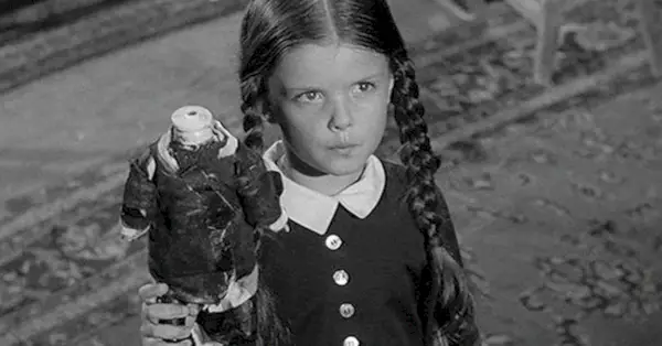 Lisa Loring som Wednesday Addams i The Addams Family (1964)