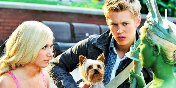 Ashley Tisdale como Sharpay y Austin Butler como Peyton en Sharpay