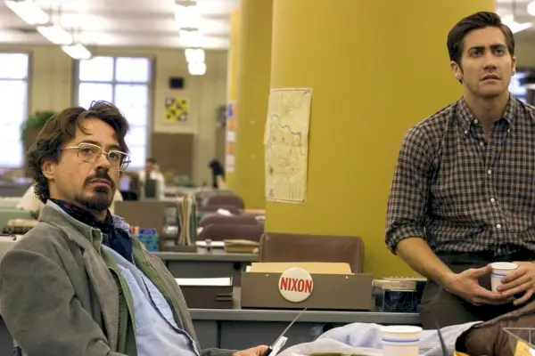 Robert Downey Jr. och Jake Gyllenhaal i Zodiac