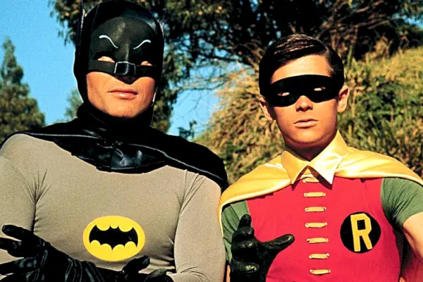 1966'da Batman (Adam West) ve Robin (Burt Ward)