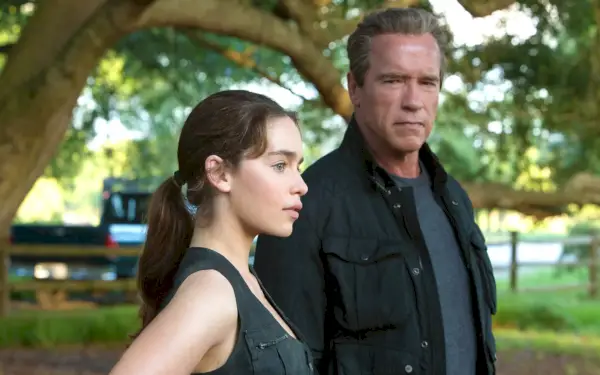 Emilia Clarke Arnold Schwarzenegger