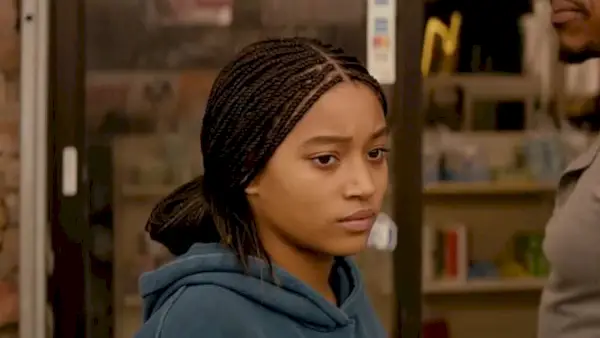 Amandla Stenberg a The Hate U Give című filmben.