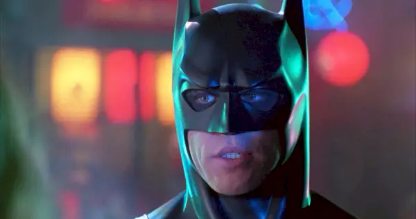 Val Kilmer dans le rôle de Batman dans Batman Forever.