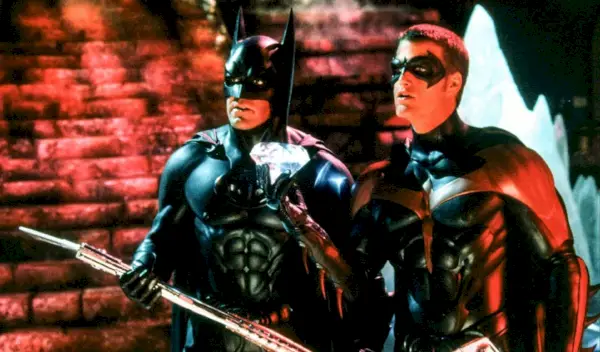 George Clooney dans le rôle de Batman et Chris O