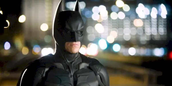 Christian Bale dans le rôle de Batman dans The Dark Knight