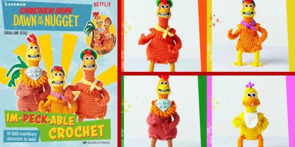 Chicken Run El amanecer del Nugget Crochet Book.webp