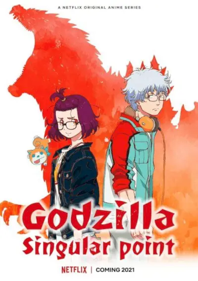 Plakát Godzilla Singular Point Season 1 přichází na Netflix v červnu 2021