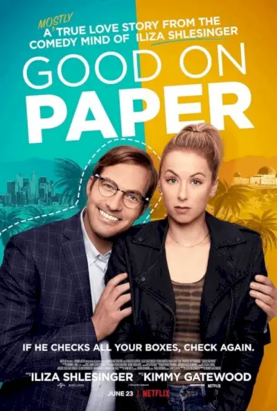 Netflix 코미디 굿 온 페이퍼(Netflix Comedy Good On Paper)가 2021년 6월 Netflix에 출시됩니다. Netflix 포스터