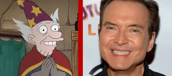 Billy West com a bruixot