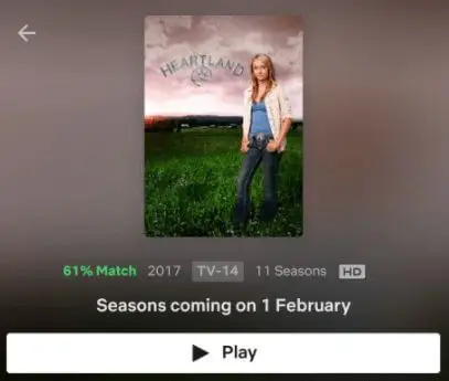 Nowe sezony w Netfliksie Heartland