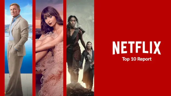 Netflix Top 10-rapport: Glass Onion: A Knives Out Mystery, Emily in Paris & The Witcher: Blood Origin