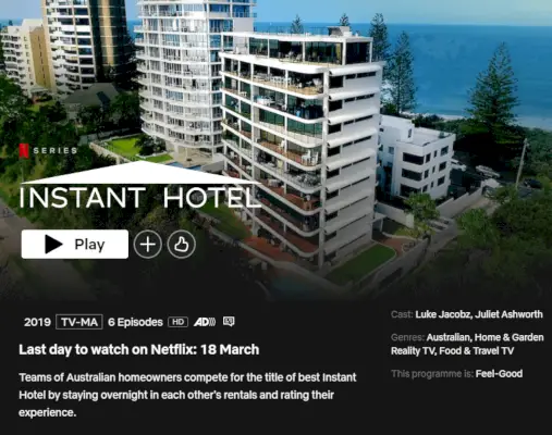 Netflixova izvirna serija 'Instant Hotel' bo izšla marca 2023