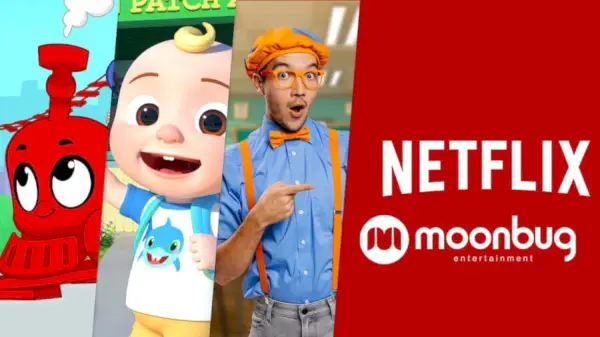 Zoznam zábavných relácií Moonbug na Netflixe