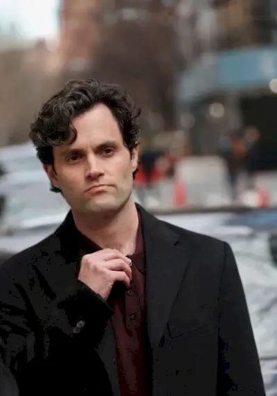 Penn Badgley a Nyc forgatásában az 5. évadban