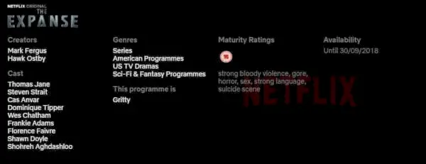 The Expanse napušta Netflix datum