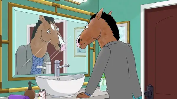 El jinete de Bojack S06e01 12m1s17305f