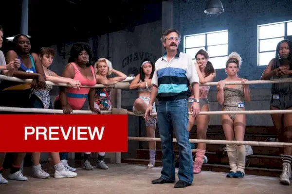 Presentació de la sèrie original de Netflix GLOW: The Glorious Ladies of Wrestling