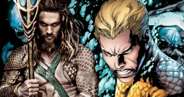 Aquaman filmu komiksu salīdzinājums Netflix