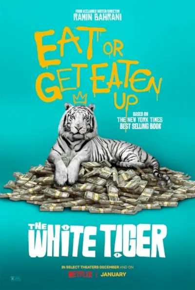 The White Tiger Netflix-plakat