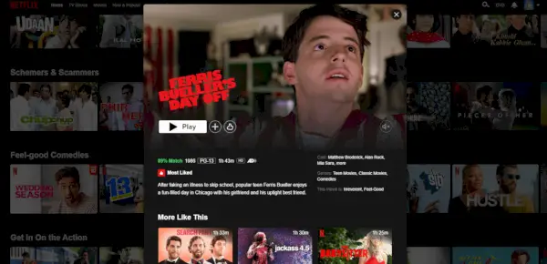 Netflix Title Ui