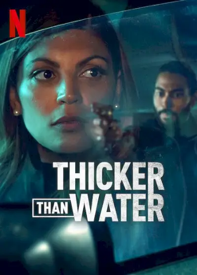 Thicker Than Water シーズン 1 フランスの犯罪スリラーポスター.webp