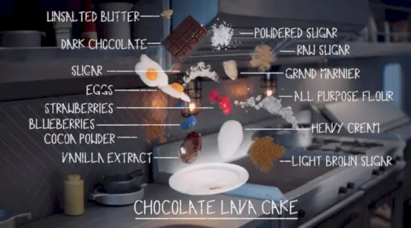 Recept voor chocoladelavacake The Chef Show