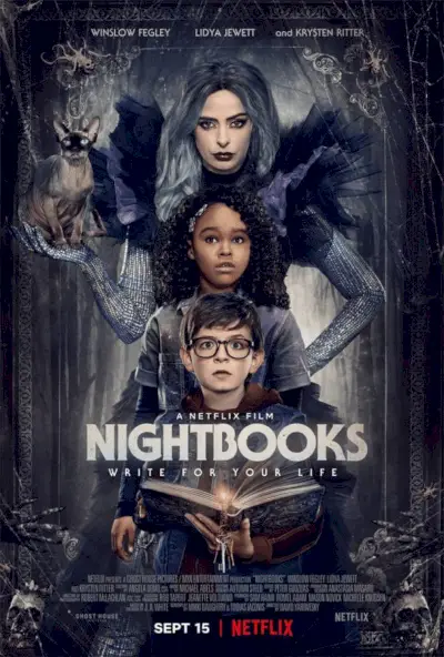 Nightbooks Horror Fantasia Netflix-elokuva