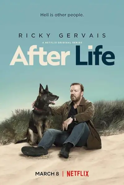 Afterlife Netflix 1. sezonas reklāmas plakāts