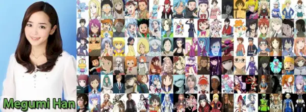 Personnages d'anime Megumi Han d'anime Netflix